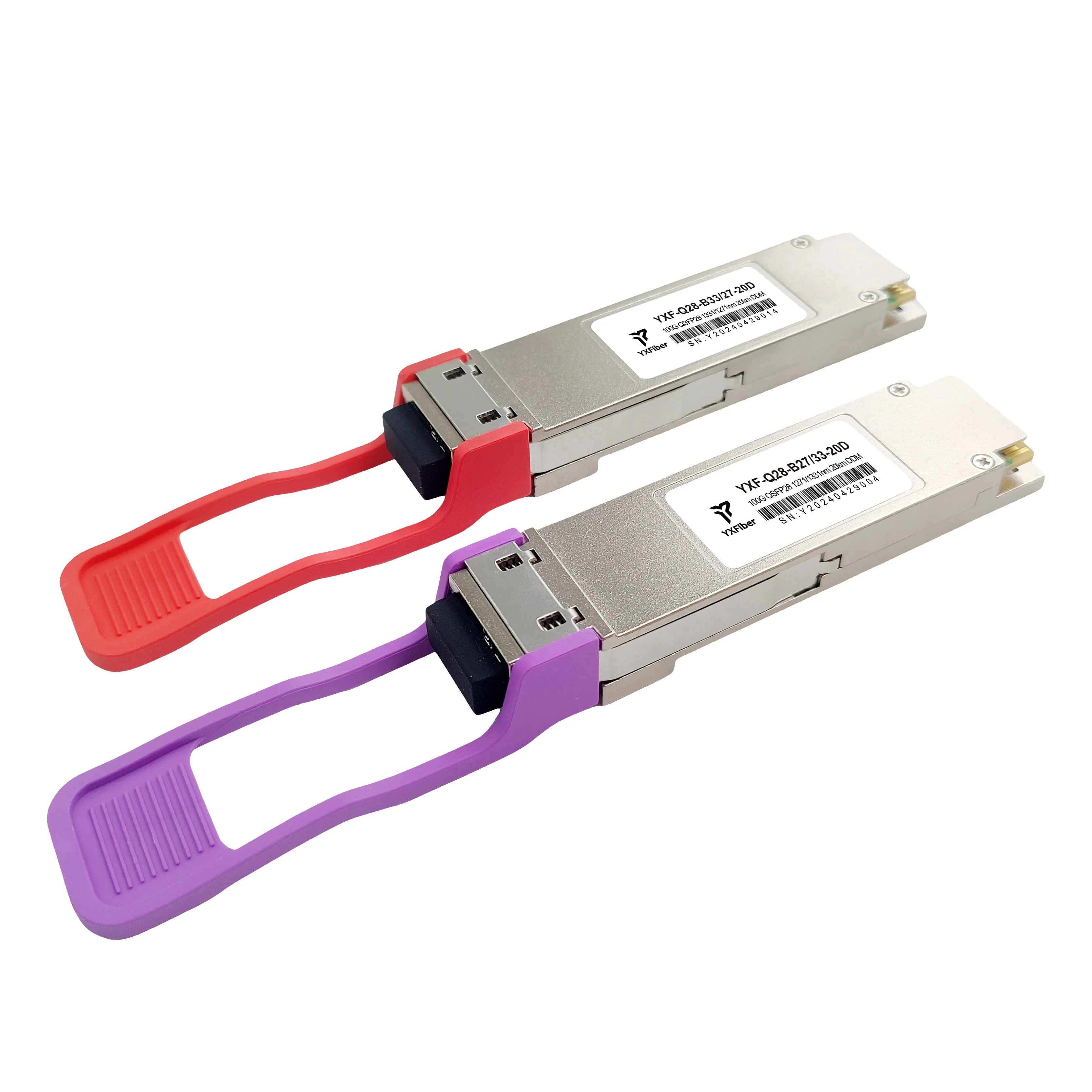 Высокое качество заводского 100G QSFP28 BIDI 20 км 1270 нм/1330 нм одномодовый одноволоконный