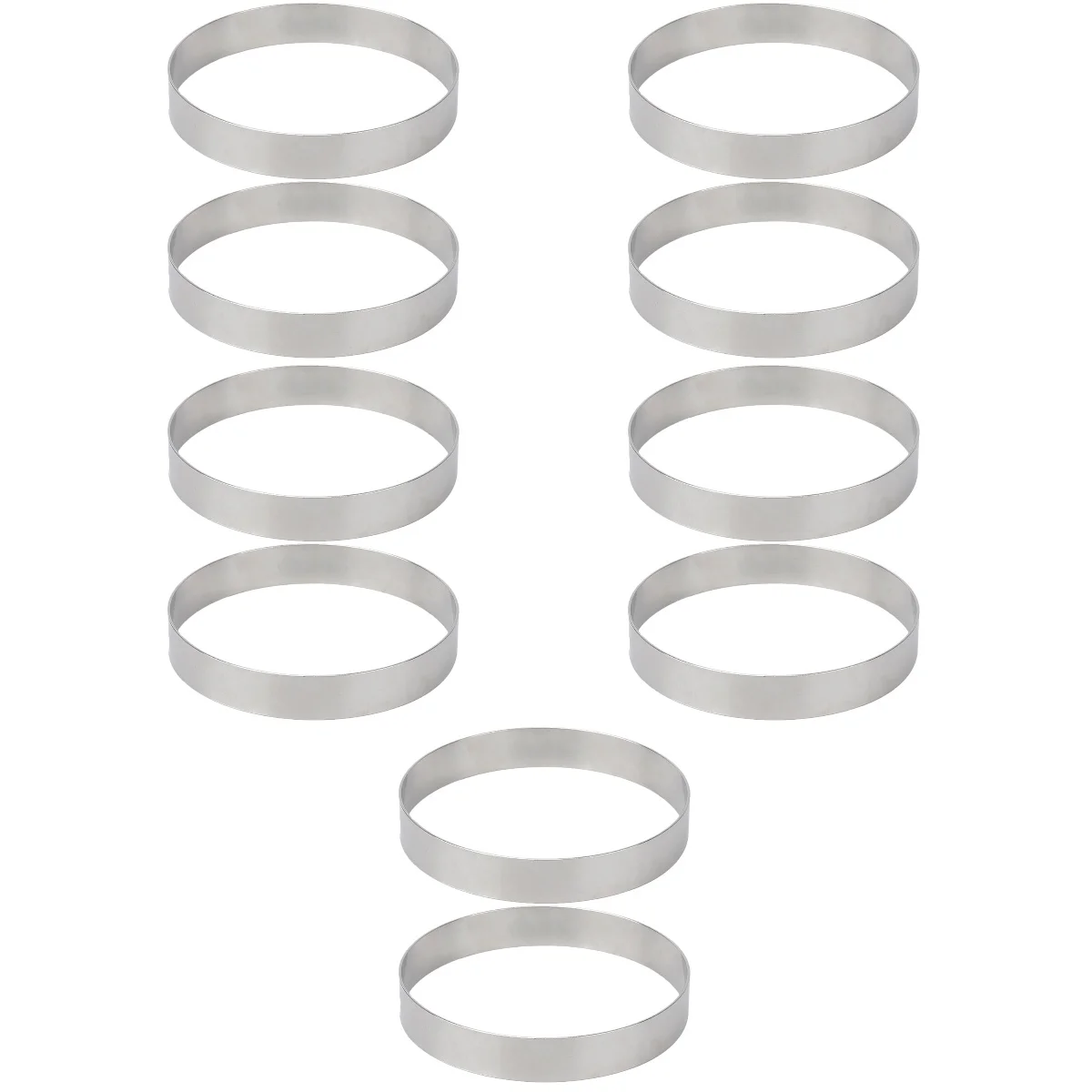 

10 pcs Professional Kitchen Bakeware Pizza Saucing Ring Pizza Pan Supply