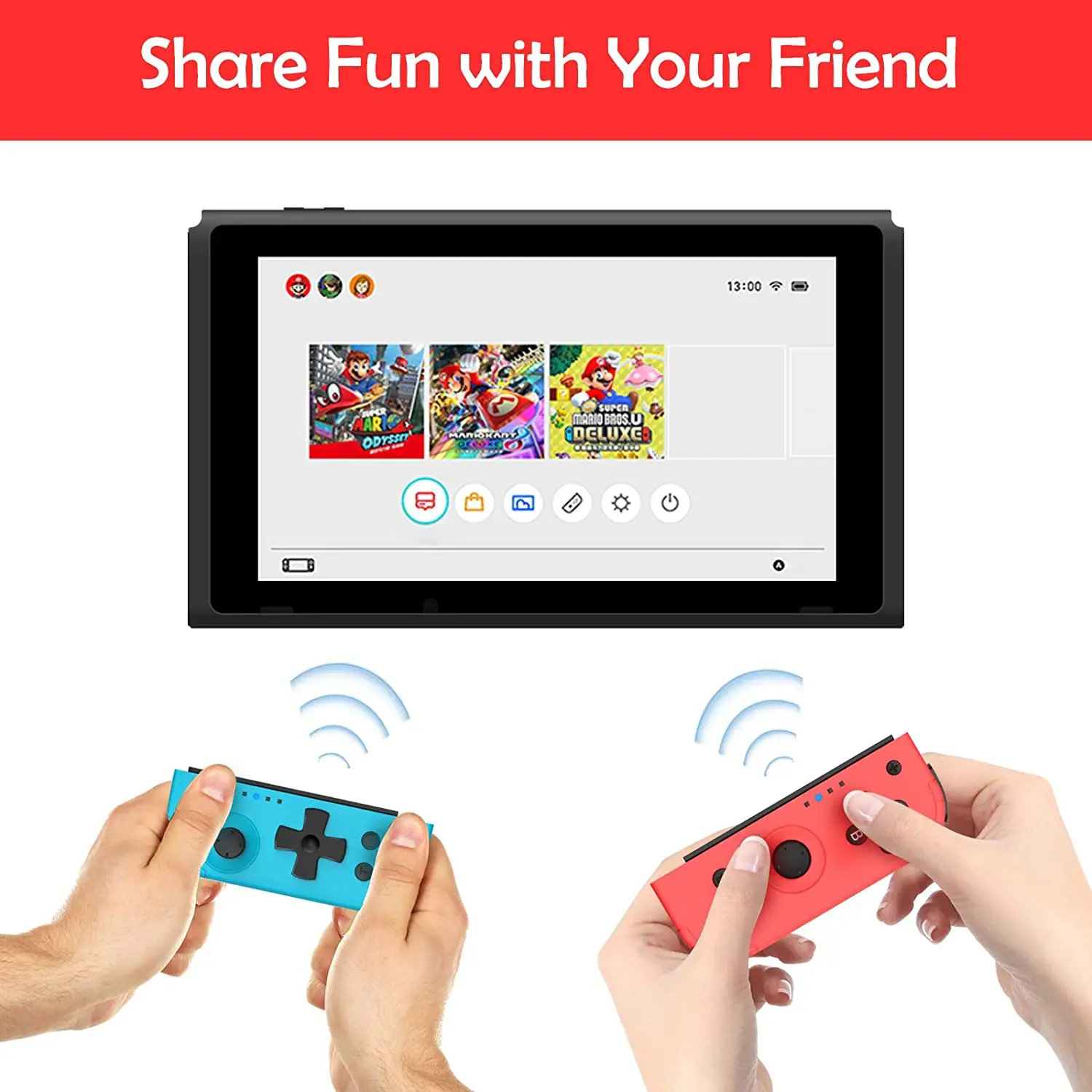 Игровой коммутатор беспроводной контроллер Mando Switch Bluetooth геймпад для Nintendo NS ручка