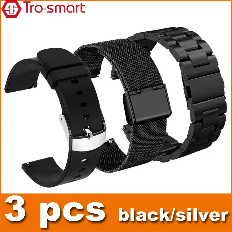 

20mm 22mm Strap Smartwatch Band Watchband More Other Brands 3pcs/lot