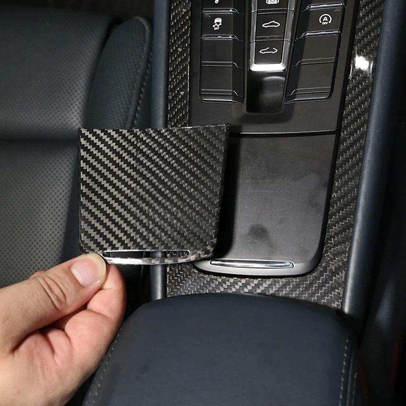 Для Porsche 718 911 2012-2019 задняя крышка из сухого углеродного волокна отделка наклейка