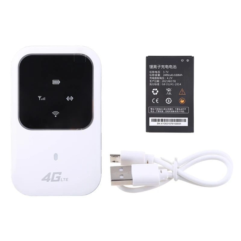 

Mobile Hotspot 4G LTE Router Up to 100Mbps Speed Connect 10 Devices Create WLAN Anywhere Unlocked to Use Any Micro Card