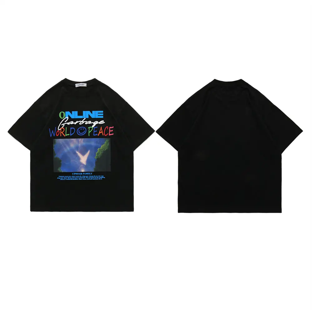 Футболка мужская хлопковая с круглым вырезом и коротким рукавом - купить по