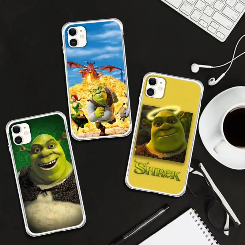 

Cartoon Moive S-Shreks Coon Phone Case For Iphone SE 2020 6 6s 7 8 plus X Xr XS 11 12 13 Mini Pro Max Fundas Cover