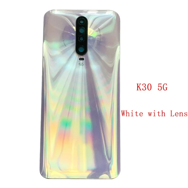 Задняя крышка батарейного отсека задняя для Redmi K30 4G с объективом камеры запчасти