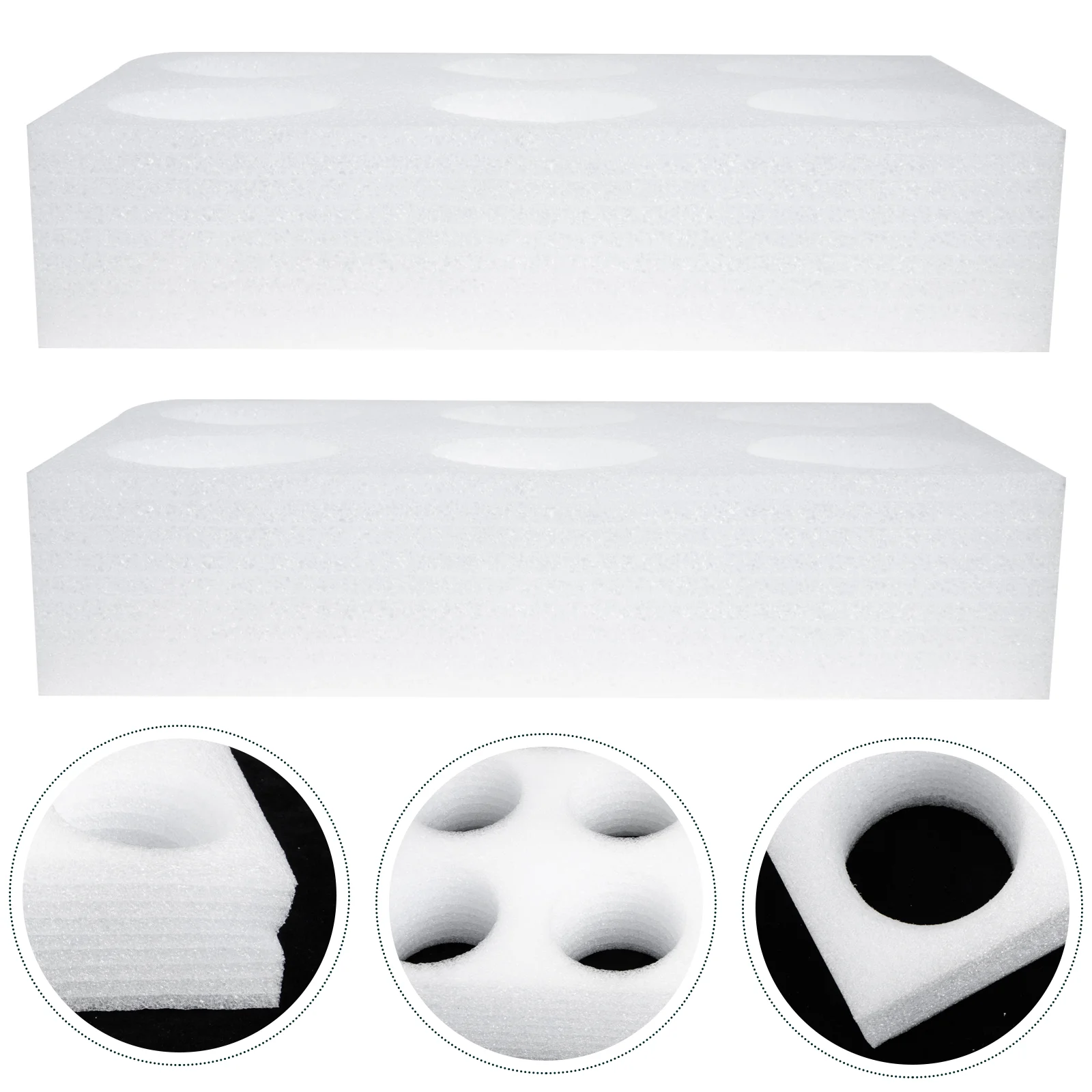 

2 Pcs Multi- Hole Cup Holder Glass Coffee Cup Takeaway Cup Carrier Car Stuff Milk Tea Cup Holder Insulation Cup Tray