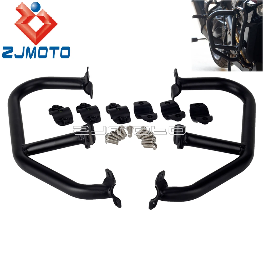 

1Pair Motorcycle Highway Engine Guard Crash Bar Engine Frame Protect Bumper For Harley Pan America 1250 RA1250 RA1250S 2021