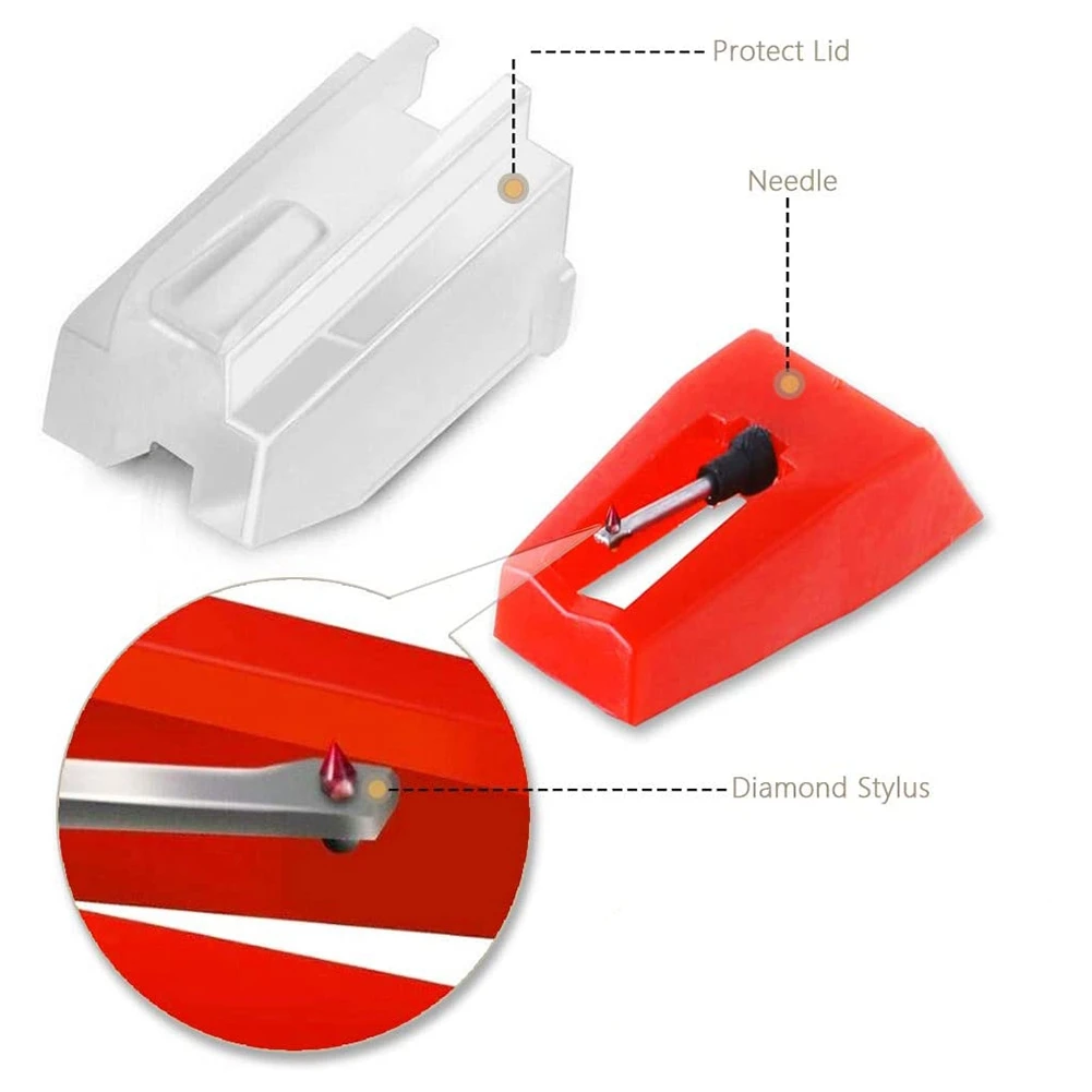 Сменные иглы для проигрывателя пластинок сменные виниловых LP-фонограф Victrola