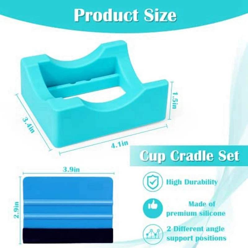 Подставка для стаканов прочная подставка с фетровым скребком нанесения