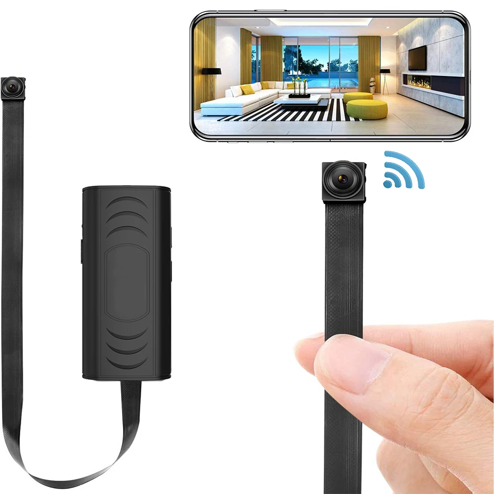 

Mini camera HUOMU Home Security Cameras 1080P HD Wireless WiFi Remote View Camera Nanny Cam Small Recorder