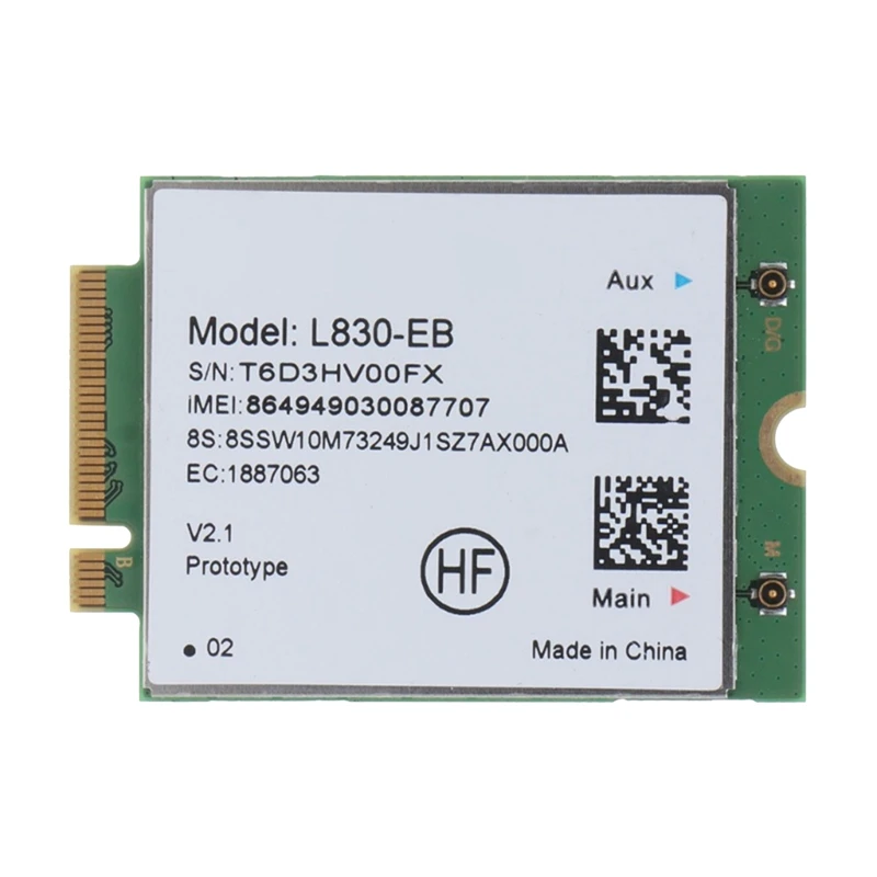 

L830-EB 4G модуль Wi-Fi для Thinkpad X280 T480 T580 P52S L480 L580 T490 T590 P53S T490S X390 L490 L590 FRU 01AX761
