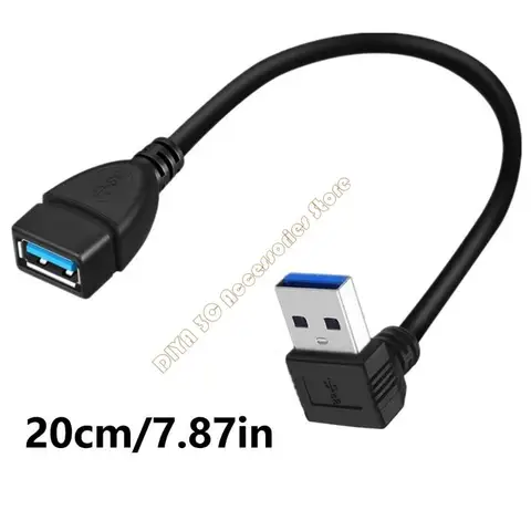 USB3.0 Кабель USB3.0 Удлинительный кабель правой/левый/верхний/нижний угол разъемов N7YA