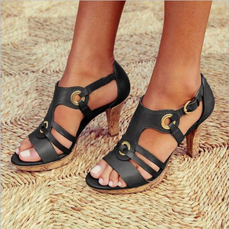 

Women Gladiator Sandals Summer Shoes Wedges sandals Woman Cross Tied Sandals Plus Size 35-43