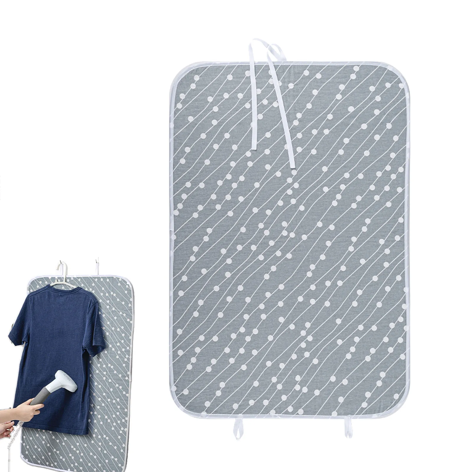 

Ironing Mat Mini Ironing Board Pad Dryer Top Protector Mat Portable Ironing Pad Mat Foldable Heat Resistant Iron Pad for Table