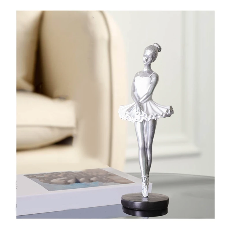 

Ballet Dancer Ornament,Dancing Girl Statue,Creative Art Ornaments,Decor Elegant For Bedroom Desktop Windowsill Room