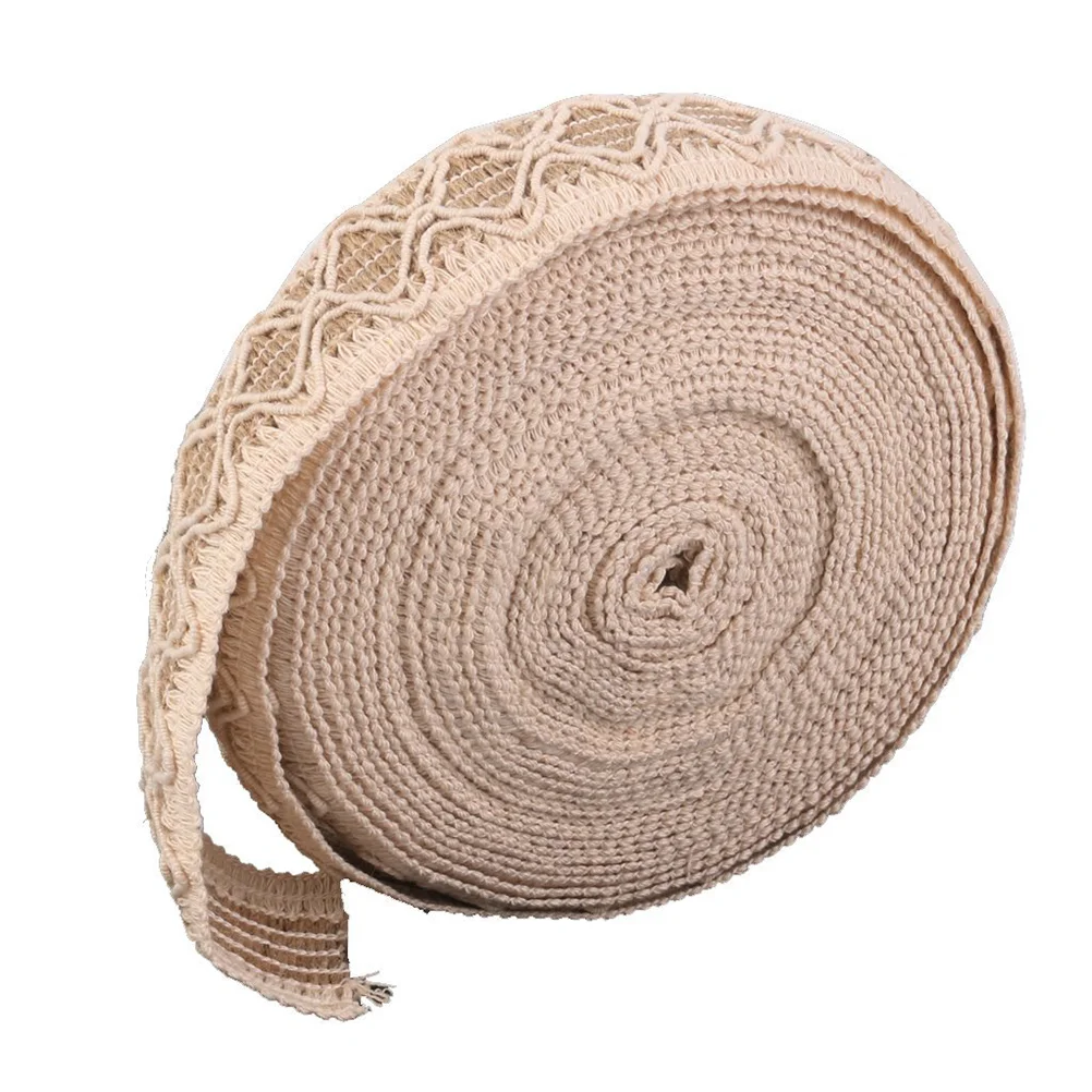 

1Pc Craft Ribbon Braided Practical Braided Burlap Ribbon Burlap Ribbon Craft Ribbon for Decoration DIY Craft Shop