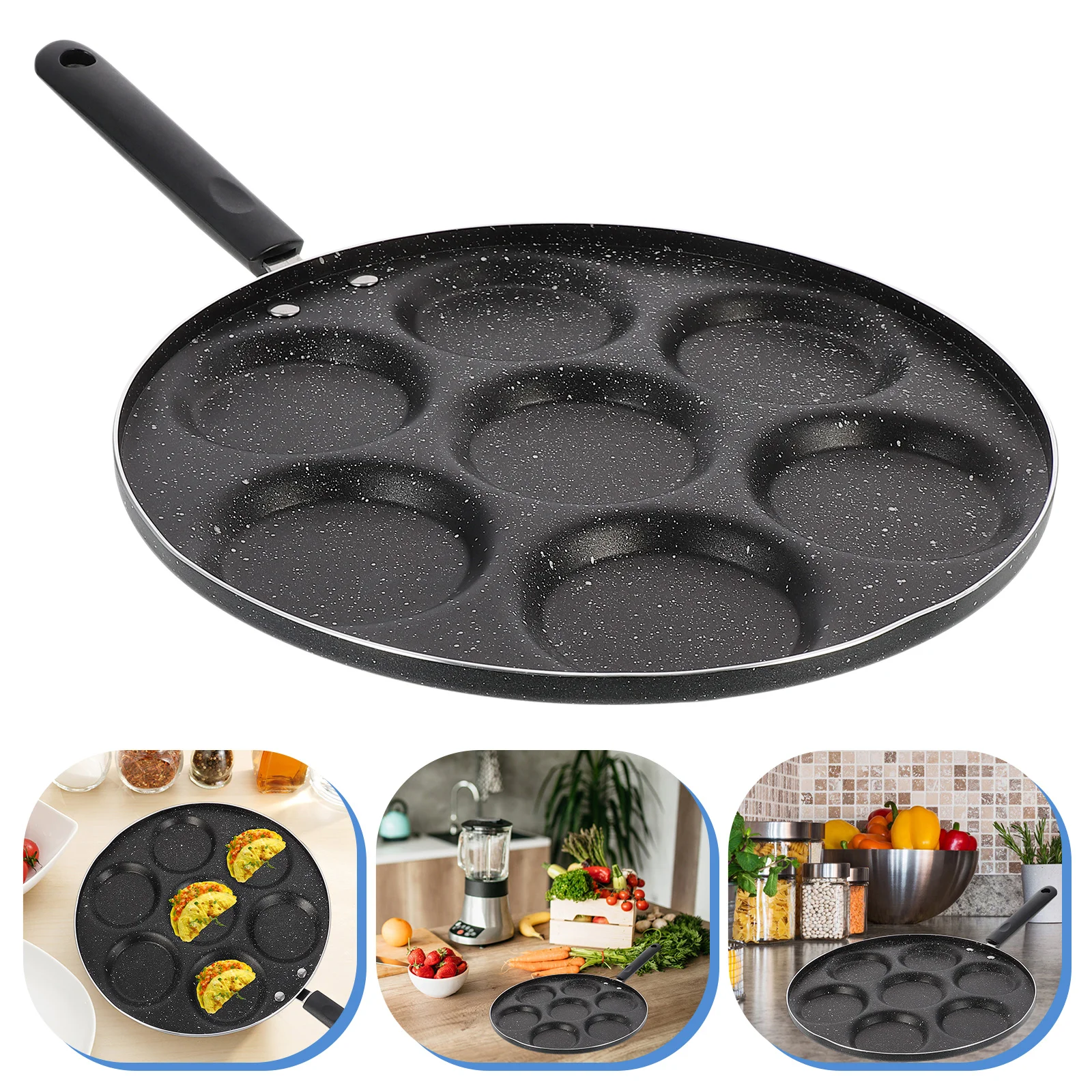 

Pan Egg Pancake Nonstick Frying Omelette Maker Cooker Griddle Cups Omelet Skillet Blini Cooking Poached Swedish Poaching Fried