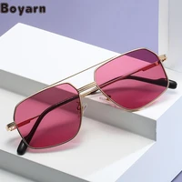 boyarn irregular polygon sunglasses womens 2022 new small frame fashion shuangliang street fashion sunglass