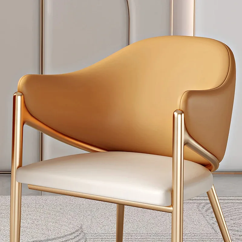 Подушка для спины обеденные стулья тканевая ручка изогнутые дизайнерские