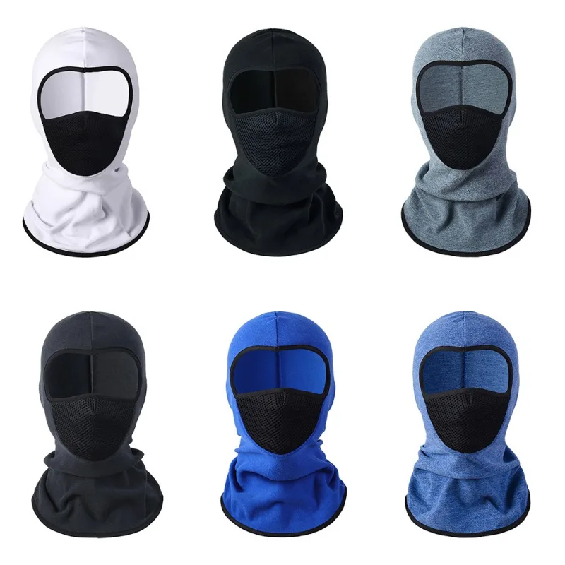 

Теплая маска для езды на мотоцикле, бархатная дышащая ветрозащитная и непромокаемая флисовая маска с капюшоном