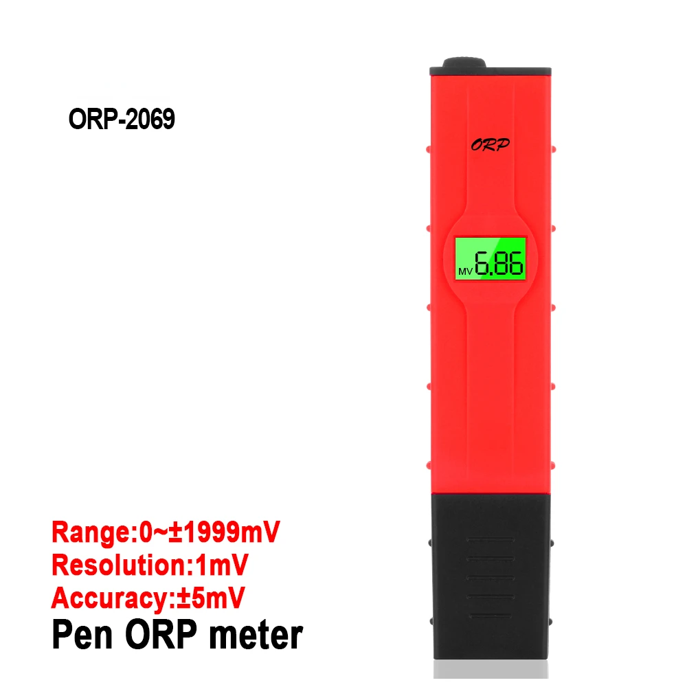 

RZ Water Quality Tester Water Pool Tester Meter ORP 2069 Backlight Digital Water Quality Monitor Tester for Aquarium Laboratory