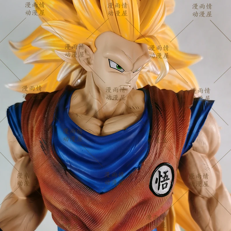 Фото Новая фигурка JT Studio SSJ3 Goku Dragon Ball, аниме 54 см, фигурка Сон Гоку, статуя из ПВХ, коллекция моделей, игрушки, Рождественский подарок на складе №4