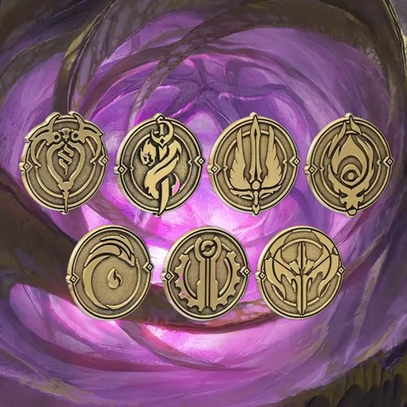 Noxus Ionia Zaun Piltover Demacia Shadow isles Bilgewater Regions значок на булавке оригинальная упаковка