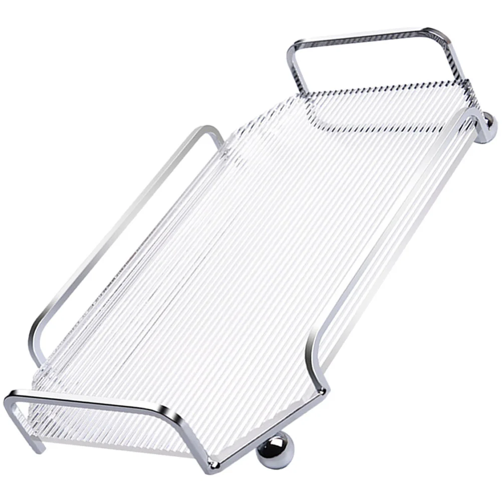 

Bedroom Office Tray With Handles Storage Tray Keys Holder Snack Plate Dessert Tray for Home Dessert Cup Kitchen