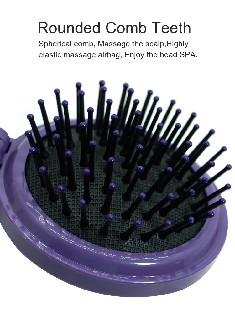 Портативная мини-щетка для волос на Хэллоуин антистатическая расческа