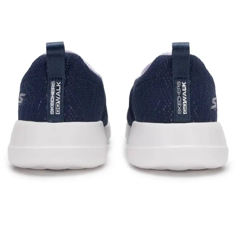 Фото Новые модные женские повседневные туфли Skechers для спорта и фитнеса, удобные, на флисовой подкладке, 124676-NVLV №5