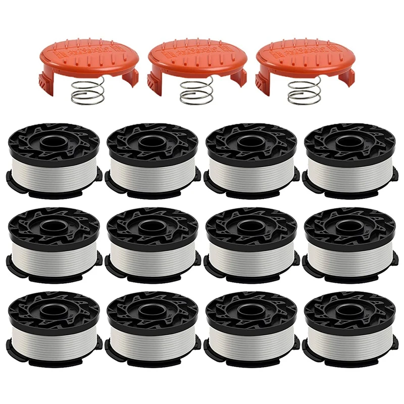 

Weed Eater Spool Replacement Parts For Black+Decker AF-100 With String Trimmer Spool Refills Line, With Spool Cap&Spring B