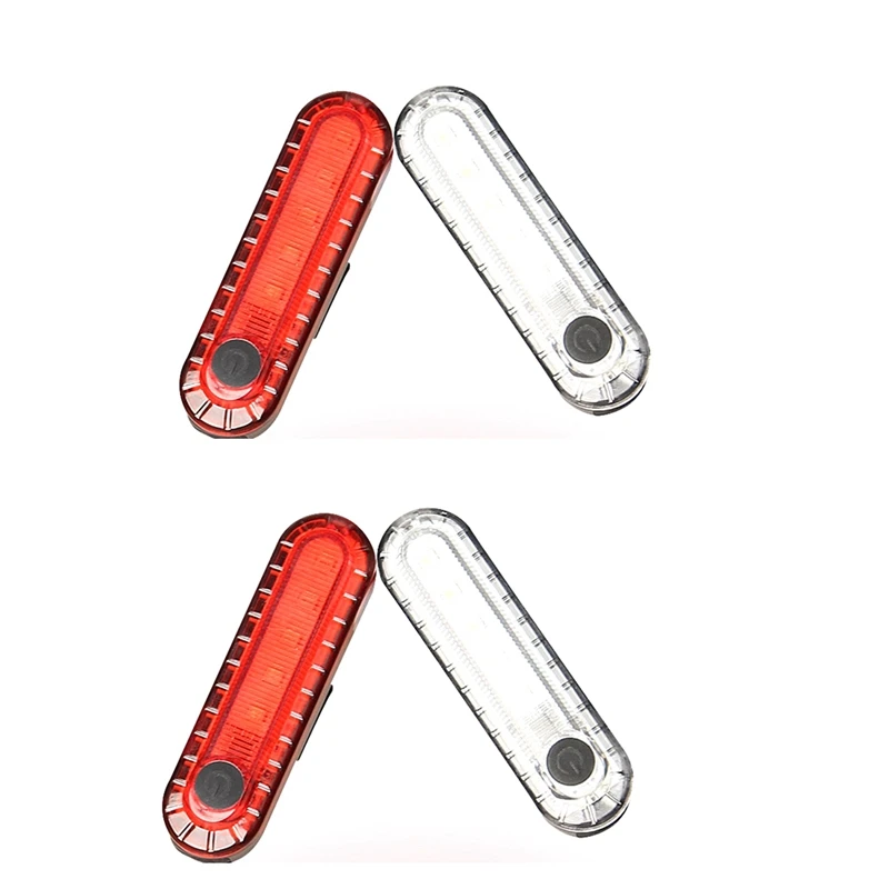 

4Pack Super Bright Bike Tail Light USB Rechargeable, Highlight Waterproof Bicycle Taillights Accessories Warning Lights