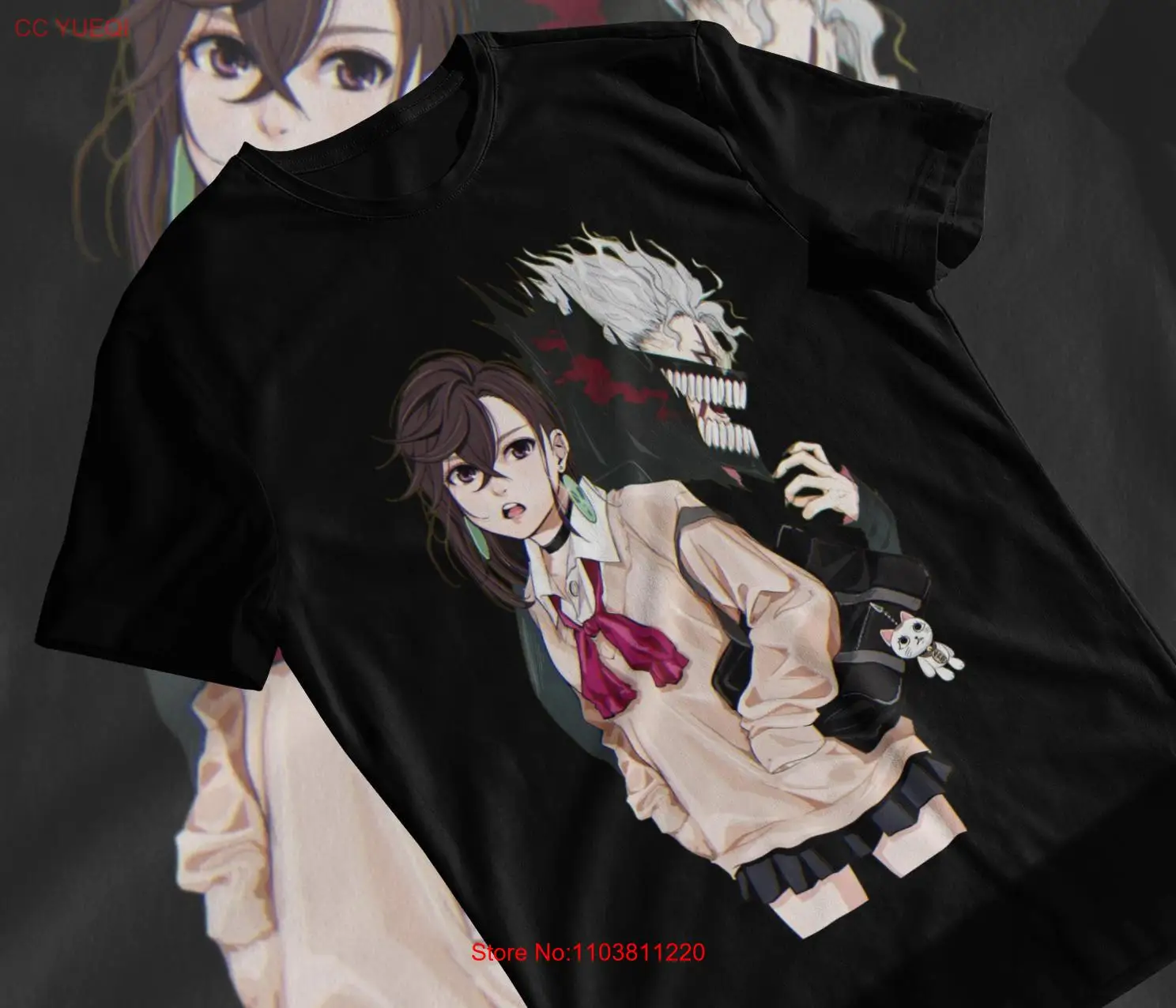 Футболка Dandadan Momo Vintage Anime Manga Ayase японская милая с длинными или короткими рукавами