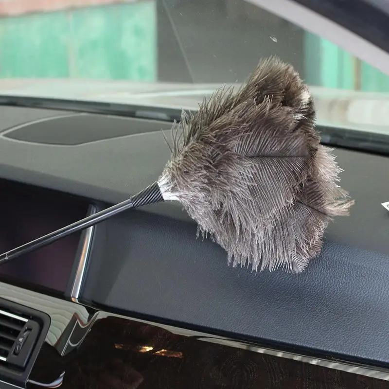 

Ostrich Feather Dusters Mini Dust Duster Ostrich Soft Delicate Comfortable Touch Feather Duster SW