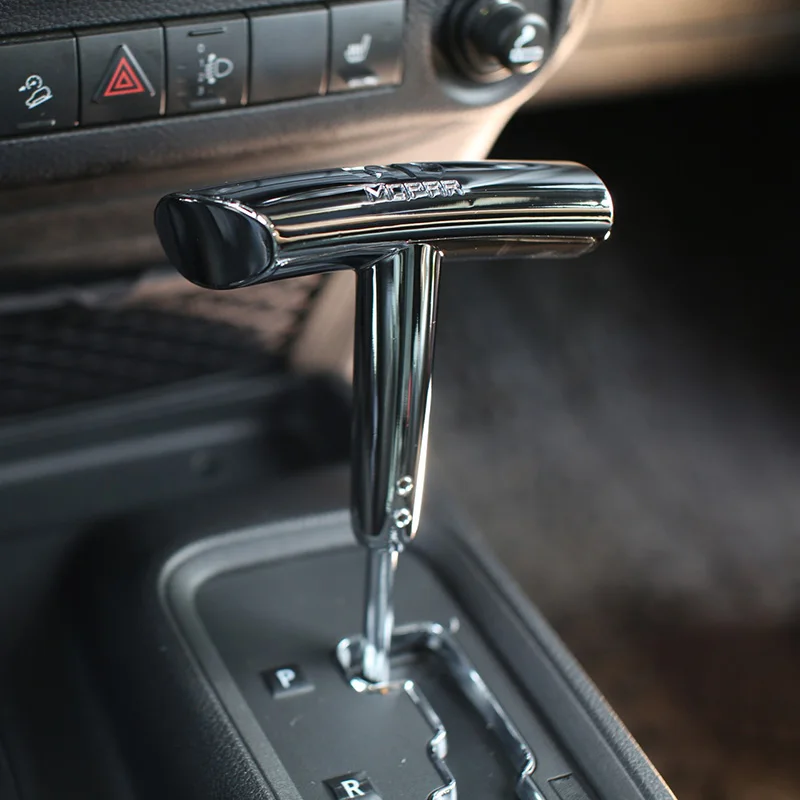 Ручка переключения передач с Т-образной ручкой для Jeep Wrangler JK Dodge Charger Challenger Compass Ram 2012-2017 Ручка переключения передач из тяжелого металла из цинкового сплава