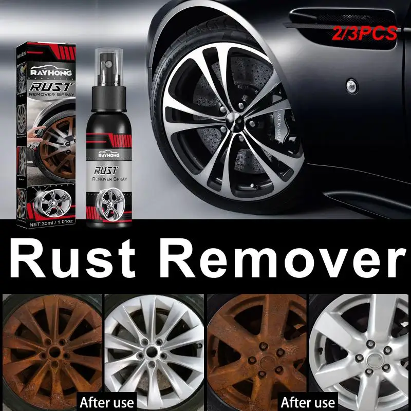

30ml Multi-Purpose Rust Remover Spray Metal Surface Chrome Paint Car Maintenance Iron Powder Cleaning Super Rust Remover Wash