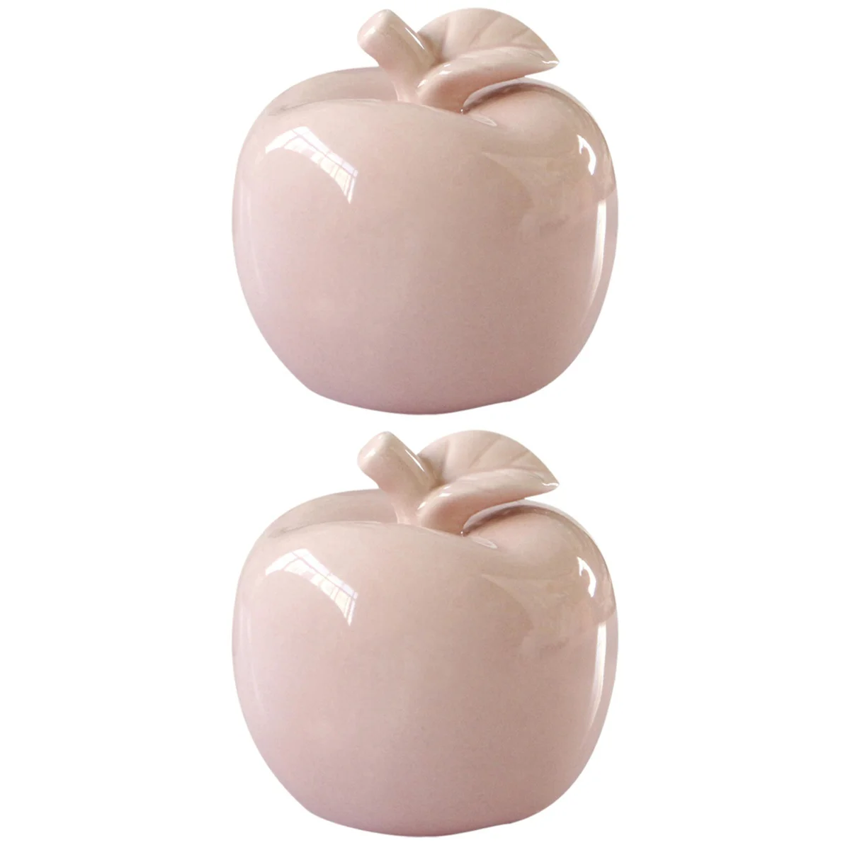 

Figurine Christmas Fruitornament Apples Ceramic Decor Decorative Statue Adorn Christams Party Eve Holiday Tabletop Figurines