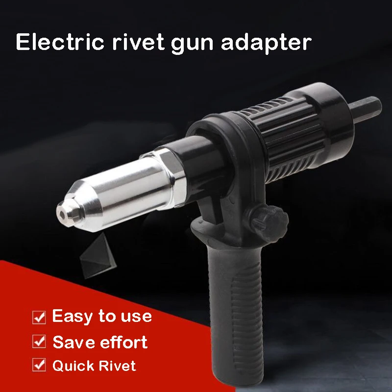 New Professional Electric Rivet Nut Gun Machine Core Pull Accessories Cordless Riveting Gun Drill Adapter Insert Nut Tools