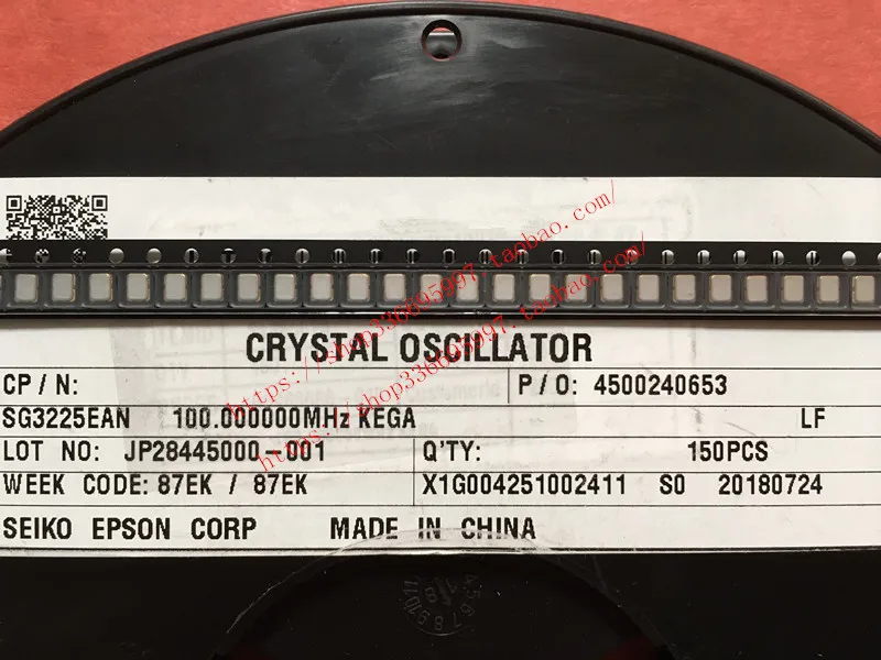 

10 шт./SG3225EAN 100,000000 MHz KEGA LVPECL EPSON SMD дифференциальный кристаллический генератор