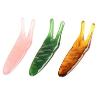 1pcs worm shape resin nose massager promote blood circulation for trigger point therapy pedicure gua sha board nose lifting tool