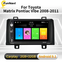 carplay stereo for toyota matrix pontiac vibe 2008 2011 car radio 7 screen 2 din android navigation multimedia player head unit