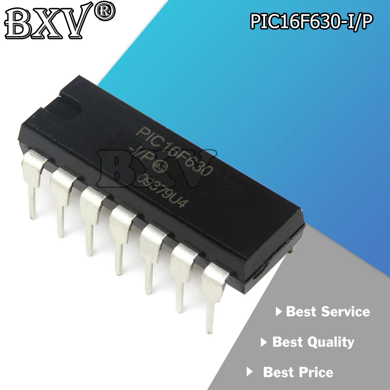 5 шт./лот PIC16F630-I/P PIC16F630-I DIP14 DIP PIC16F630