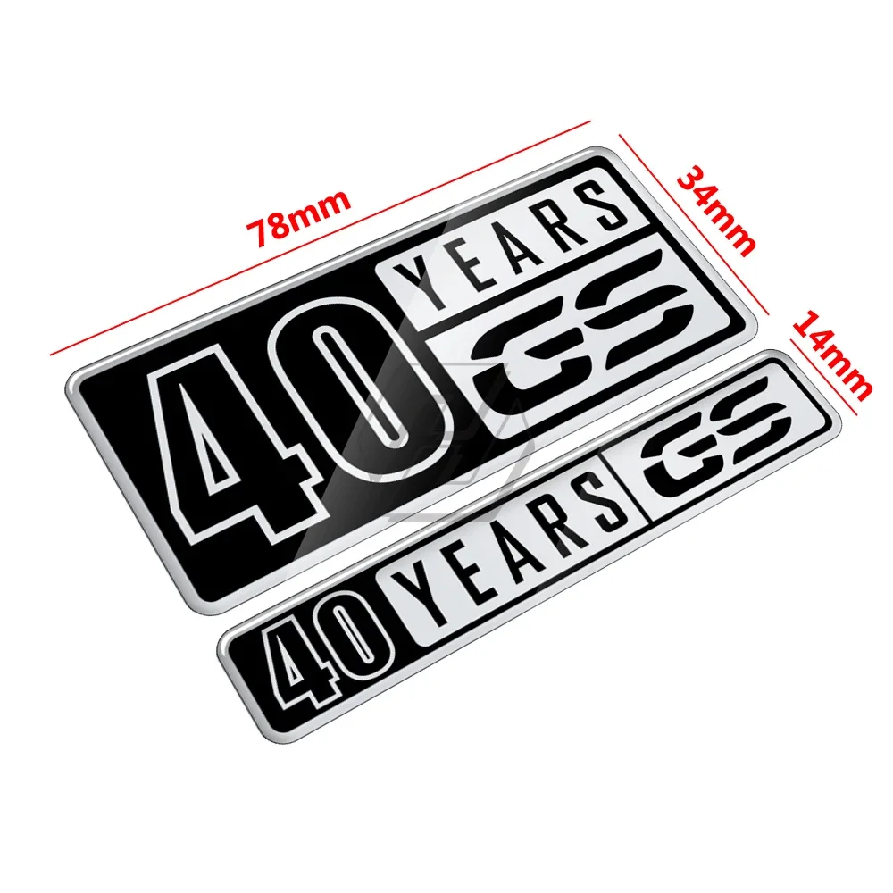 Для BMW Motorrad 40 лет GS наклейка R1200GS R1250GS F850GS F800GS 3D на мотоцикл