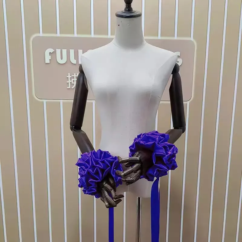 Одежда для современных танцев Waltz аксессуары рук бальных манжеты с цветами из