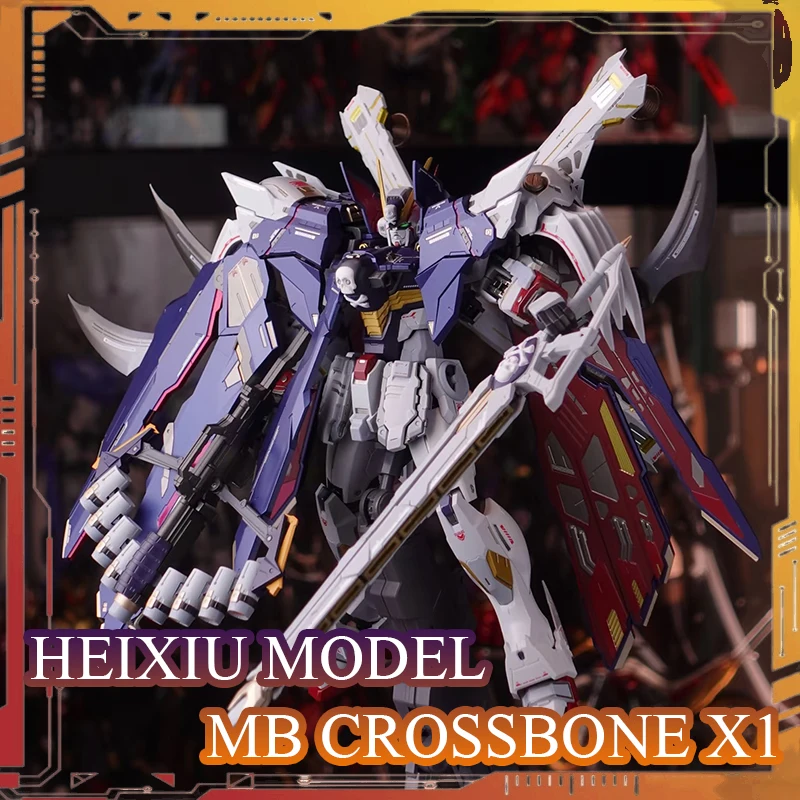 Фото Фигурка REISSUE HEIXIU MODEL KO MB Crossbone X1 FC, аниме-фигурки XM-X1, готовые пластиковые игрушки в масштабе 1/100, подарок на день рождения №1