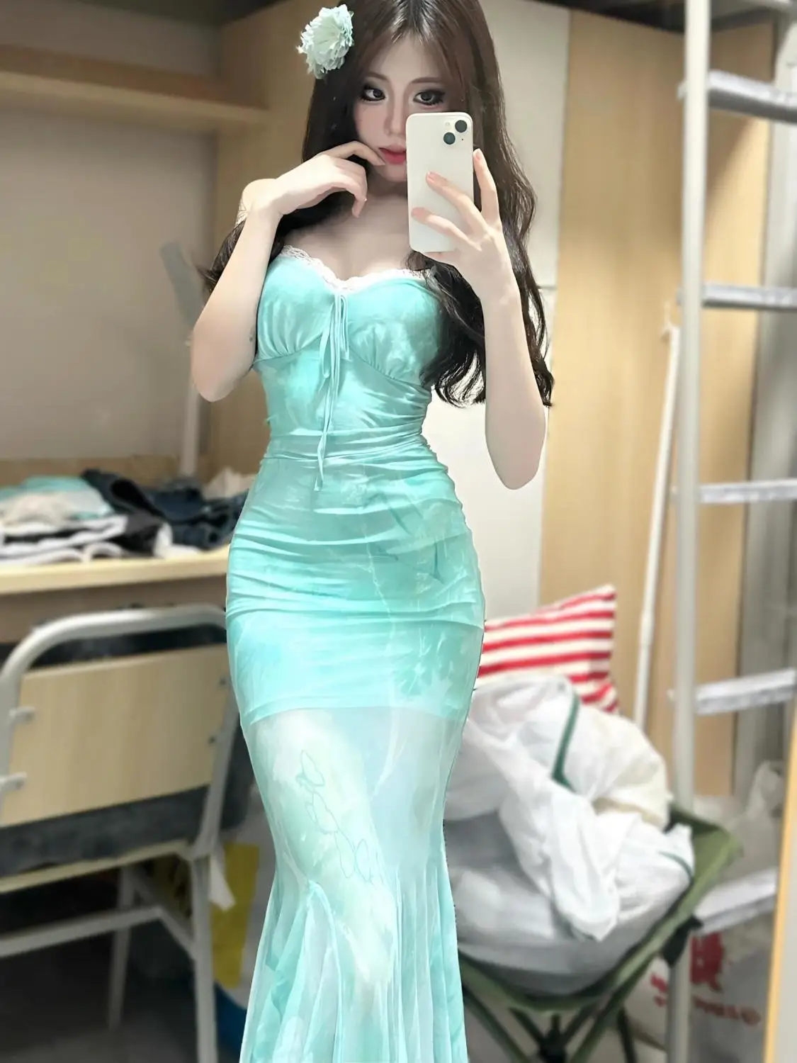 Женское голубое кружевное платье сексуальное милое шикарное без бретелек