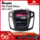 Srnubi Android 11 автомобильное радио для Ford Focus 2011-2017 мультимедийный видеоплеер 2Din 4G навигация Carplay головное устройство Вертикальная рамка