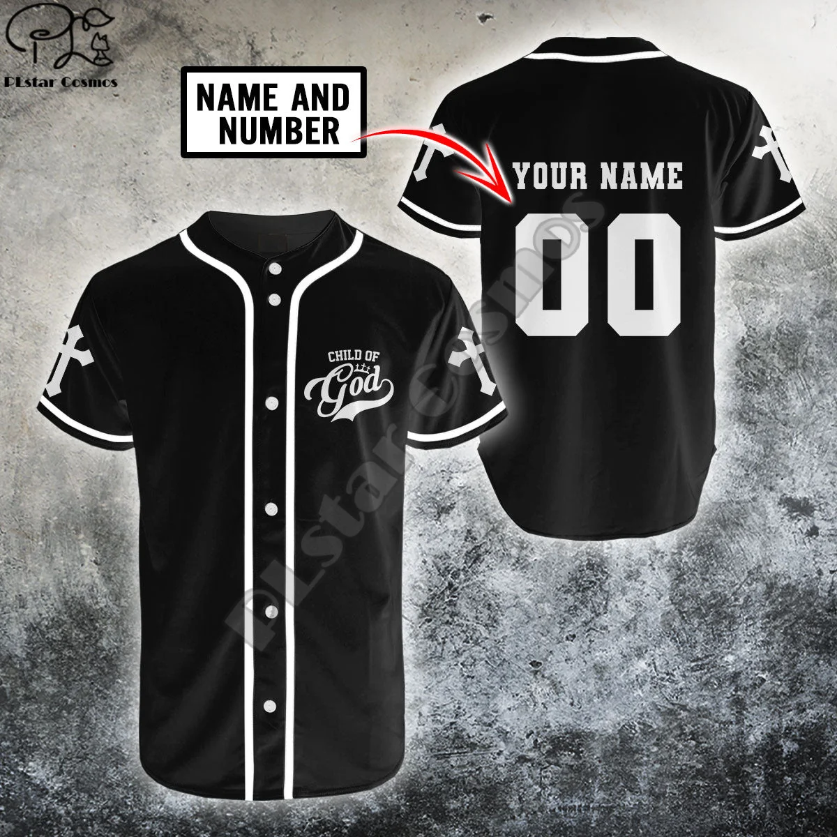 Christian Child Of God Savior Jesus Lion Retro Tattoo 3DPrint Summer Baseball Shirts Jersey Funny Casual Unisex Short Sleeves X4