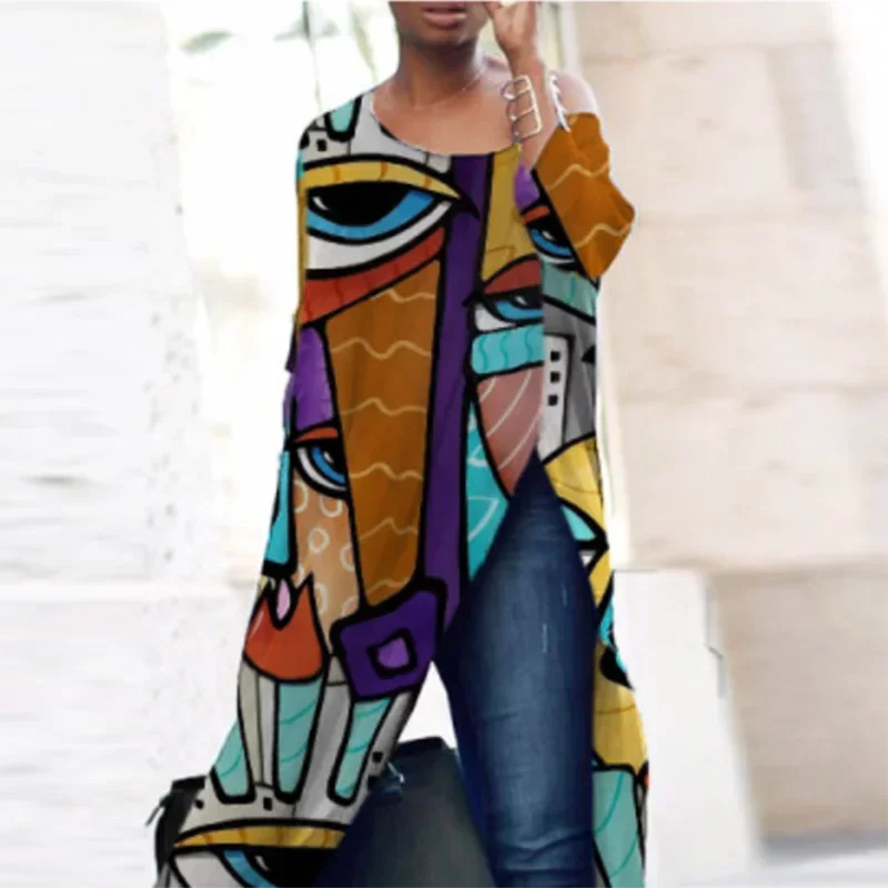 Gymdolphin женская длинная футболка с принтом круглый вырез половина рукава