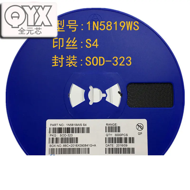 20 ΡΡ./ΠΏΠ°ΡΡΠΈΡ 1N5819WS S4 SOD-323 0805 SD103AWS 20 ΡΡ./ΠΏΠ°ΡΡΠΈΡ 1N5819WS S4 SOD-323 0805 SD103AWS